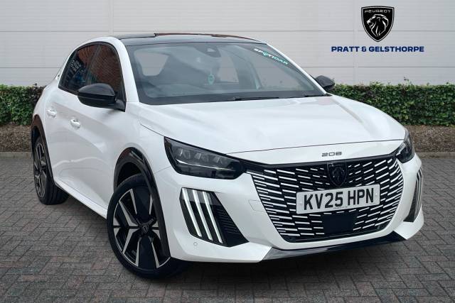 Peugeot 208 1.2 Hybrid 136 GT 5dr e-DSC6 Hatchback Petrol WHITE
