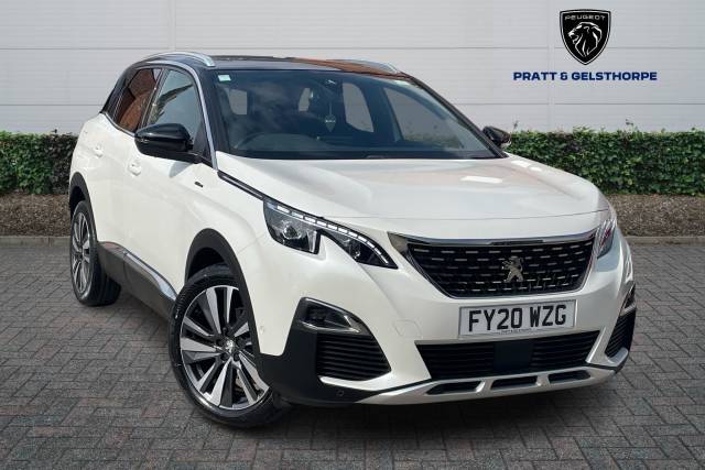 Peugeot 3008 1.2 PureTech GT Line Premium 5dr EAT8 Hatchback Petrol WHITE