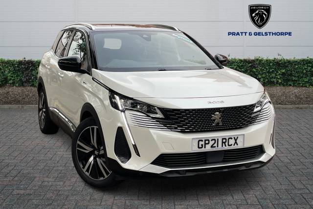 Peugeot 3008 1.6 Hybrid 225 GT Premium 5dr e-EAT8 Hatchback Petrol / Electric Hybrid WHITE