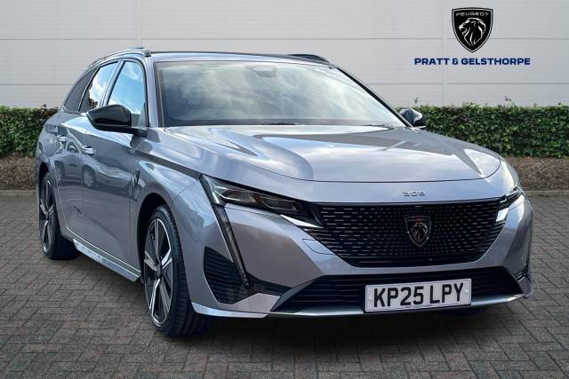 Peugeot 308 SW 1.2 Hybrid 136 GT 5dr e-DSC6 Estate Petrol GREY