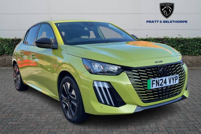 Peugeot e-208 0.0 100kW E-Style 50kWh 5dr Auto Hatchback Electric YELLOW