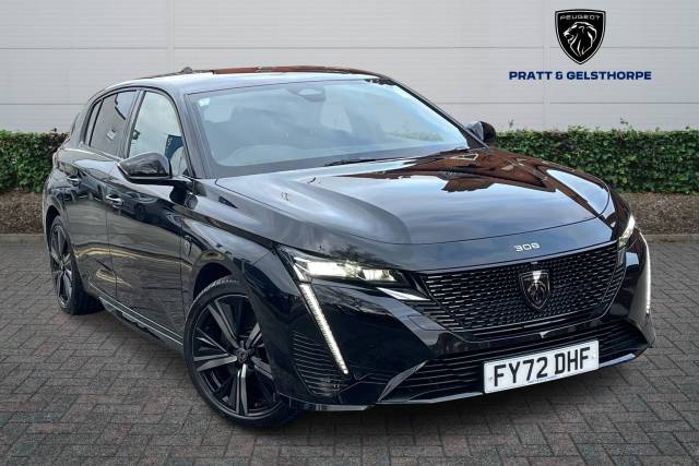 Peugeot 308 1.6 Plug-in Hybrid 225 GT Premium 5dr e-EAT8 Hatchback Petrol / Electric Hybrid BLACK