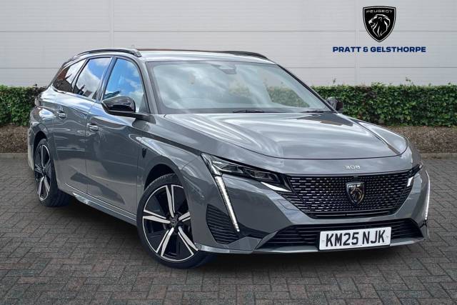 Peugeot 308 SW 1.2 Hybrid 136 GT 5dr e-DSC6 Estate Petrol GREY