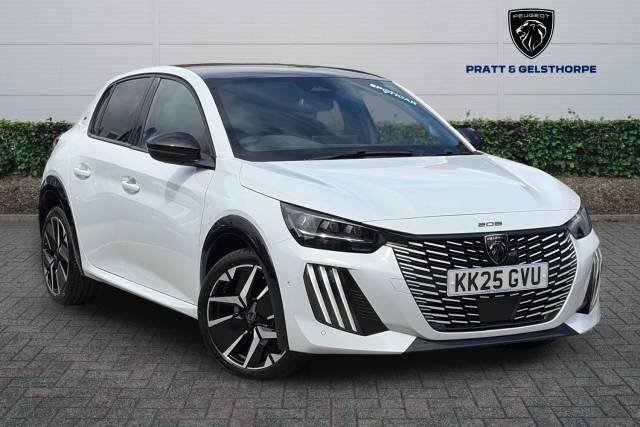 Peugeot 208 1.2 Hybrid 145 GT Premium 5dr e-DSC6 Hatchback Petrol WHITE