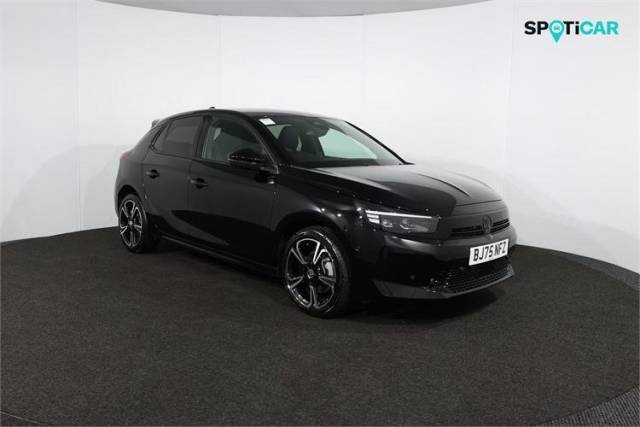 Vauxhall Corsa 1.2 Hybrid Ultimate Hatchback 5dr Petrol Hybrid e-DCT Euro 6 (s/s) (145 ps) Hatchback Hybrid Carbon Black