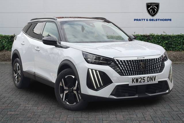 Peugeot 2008 1.2 Hybrid 136 GT 5dr e-DSC6 Hatchback Petrol WHITE