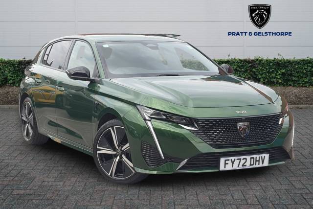 Peugeot 308 1.2 PureTech GT 5dr EAT8 Hatchback Petrol GREEN