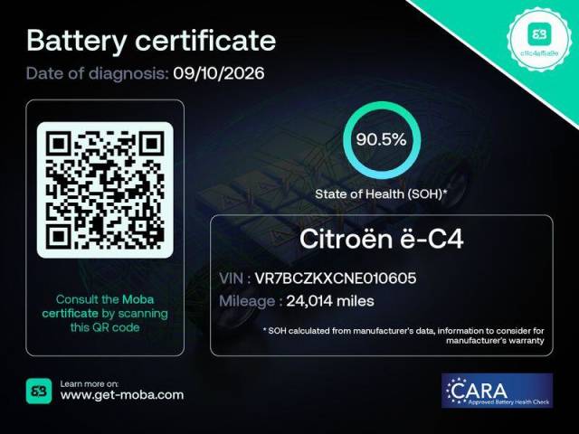 2022 Citroen e-C4 0.0 100kW Shine Plus 50kWh 5dr Auto